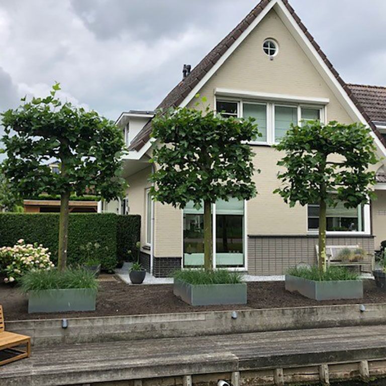 Verzinkt staal plantenbak Miami 1200x1200