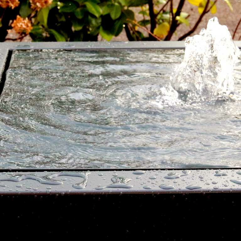 Aluminium watertafel 120 x 120 x 40 cm