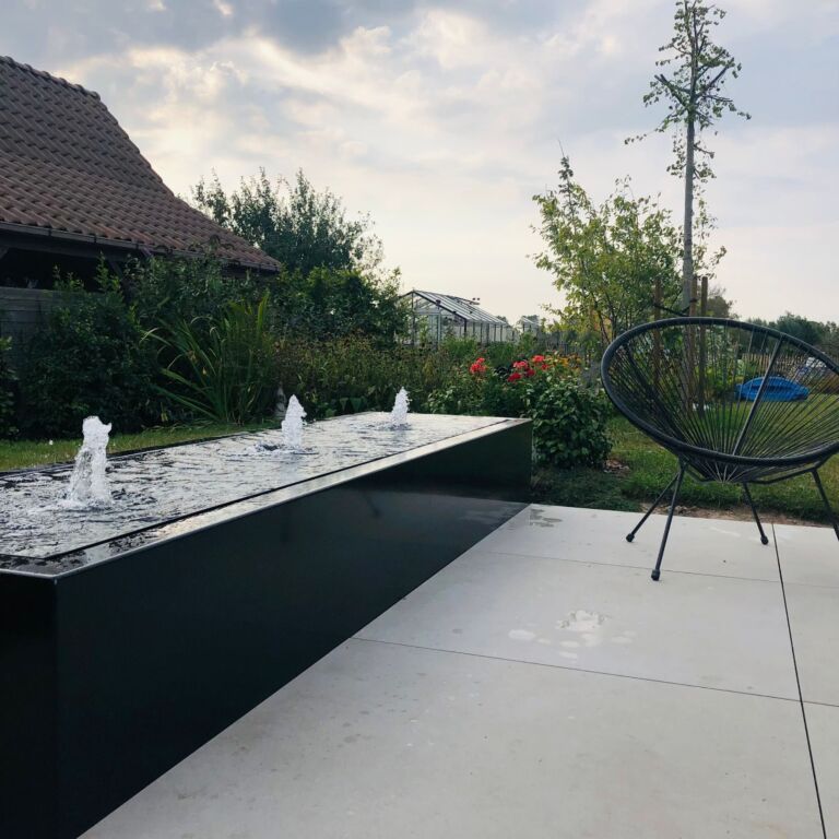 Aluminium watertafel 3000x800x400