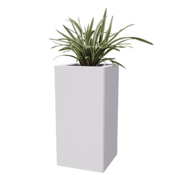 Stalen plantenbak - Vierkant - 30 x 30 x 40 cm - Andere RAL kleur - Zonder bodemplaat