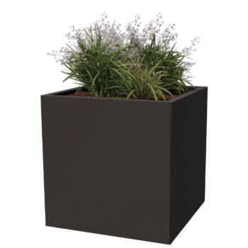 Gepoedercoat staal plantenbak Miami 70 x 70 cm