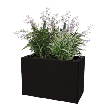 Stalen plantenbak - Rechthoek - 60 x 30 x 40 cm - Andere RAL kleur - Zonder bodemplaat