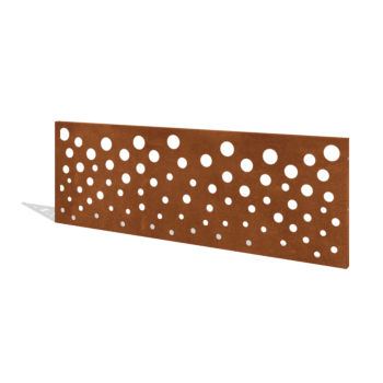 Cortenstaal schutting H paneel B 180 x 63,3 cm