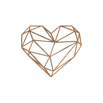 Cortenstaal wanddecoratie - Hart Large - 80,1 x 93,4 cm