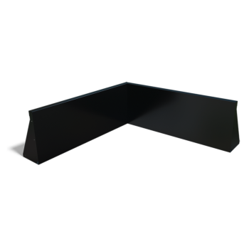 Stalen keerwand - Binnenhoek - 100 x 100 x 30 cm - Andere RAL kleur