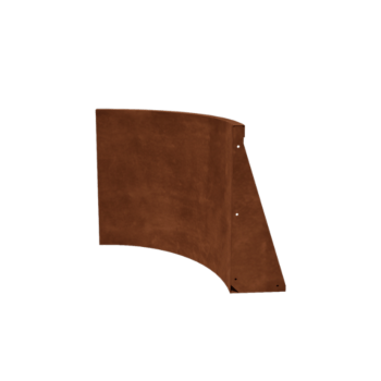 Cortenstaal keerwand - Binnenbocht - 50 x 50 x 60 cm