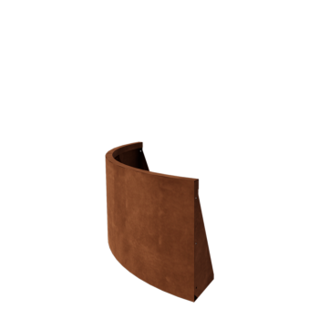 Cortenstaal keerwand - Buitenbocht - 100 x 100 x 50 cm