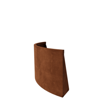 Cortenstaal keerwand - Buitenbocht - 100 x 100 x 60 cm