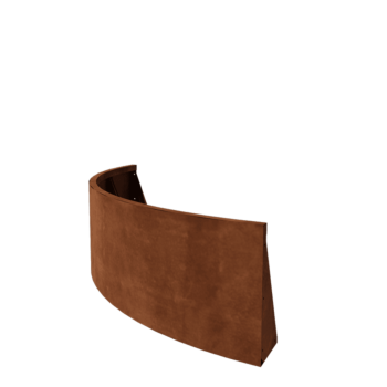 Cortenstaal keerwand - Buitenbocht - 150 x 150 x 50 cm