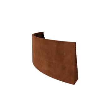 Cortenstaal keerwand - Buitenbocht - 150 x 150 x 60 cm