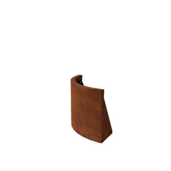 Cortenstaal keerwand - Buitenbocht - 50 x 50 x 40 cm