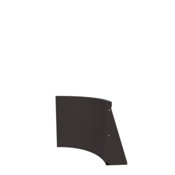 Stalen keerwand - Binnenbocht - 50 x 50 x 60 cm - Andere RAL kleur