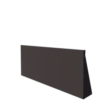 Stalen keerwand - Recht - 150 x 60 cm - Andere RAL kleur