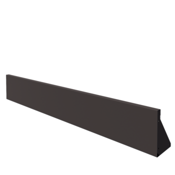 Stalen keerwand - Recht - 200 x 30 cm - RAL7016 mat (antraciet grijs)