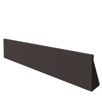 Stalen keerwand - Recht - 200 x 40 cm - Andere RAL kleur