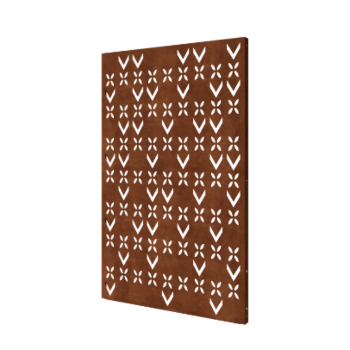 Cortenstaal paneel - Dakmotief 5 - 120 x 6 x 190 cm