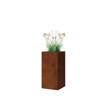 Cortenstaal plantenbak - Vierkant - 30 x 30 x 60 cm - Zonder bodemplaat