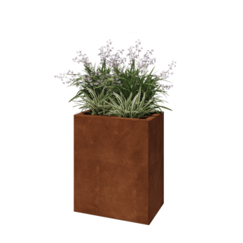 Cortenstaal plantenbak - Rechthoek - 50 x 30 x 60 cm - Zonder bodemplaat