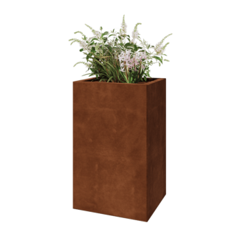 Cortenstaal plantenbak - Rechthoek - 50 x 40 x 80 cm - Zonder bodemplaat
