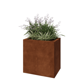 Cortenstaal plantenbak - Rechthoek - 60 x 40 x 60 cm - Zonder bodemplaat