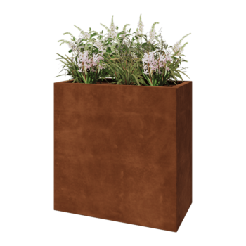 Cortenstaal plantenbak - Rechthoek - 80 x 40 x 80 cm - Zonder bodemplaat