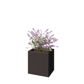 Stalen plantenbak - Rechthoek - 40 x 30 x 40 cm - RAL7016 mat (antraciet grijs) - Zonder bodemplaat