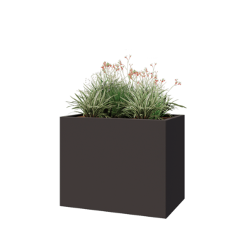 Stalen plantenbak - Rechthoek - 100 x 60 x 80 cm - Andere RAL kleur - Met bodemplaat