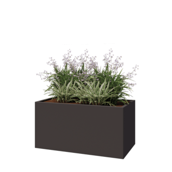 Stalen plantenbak - Rechthoek - 120 x 60 x 60 cm - Andere RAL kleur - Zonder bodemplaat