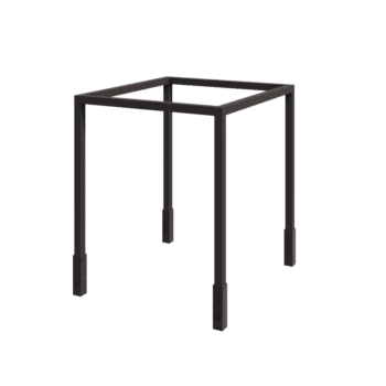 Stalen pergola - Vierkant - 274 x 250 x 230 cm - RAL7016 mat (antraciet grijs) - Met betonpoer