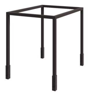 Stalen pergola - Vierkant - 324 x 300 x 230 cm - Andere RAL kleur - Met betonpoer