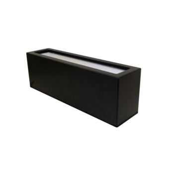 Polyester plantenbak - Rechthoek - 120 x 30 x 40 cm - RAL9010 mat (wit) - Met bodem