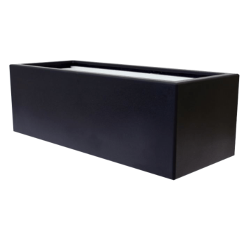 Polyester plantenbak - Rechthoek - 120 x 50 x 40 cm - RAL9010 mat (wit) - Met bodem