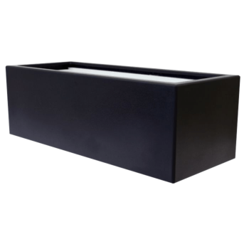 Polyester plantenbak - Rechthoek - 120 x 60 x 40 cm - RAL9010 mat (wit) - Met bodem