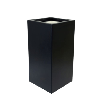 Polyester plantenbak - Vierkant - 50 x 50 x 80 cm - RAL9010 mat (wit) - Met bodem