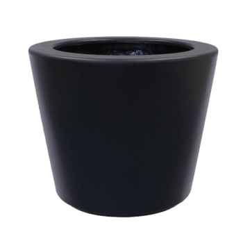 Polyester plantenbak - Conisch - Ø 95 x 70 cm - RAL9010 mat (wit) - Met bodem