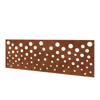 Cortenstaal schutting H - Paneel B - 180 x 63,3 cm