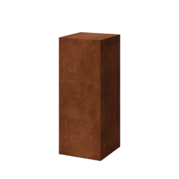Cortenstaal sokkel - Ohio - 40 x 40 x 100 cm
