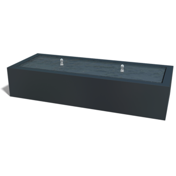 Aluminium watertafel - Lyra - 200 x 80 x 40 cm - Andere RAL kleur - Met LED-verlichting