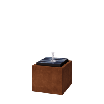 Cortenstaal waterornament 50 x 50 x 40 cm