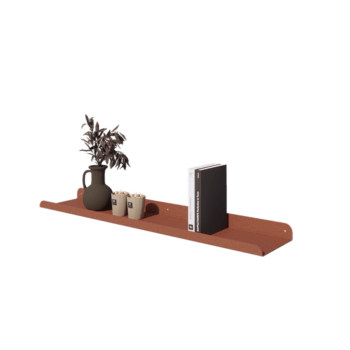 Stalen wandplank - U-vorm - 100 x 20 x 5 cm - Corten look