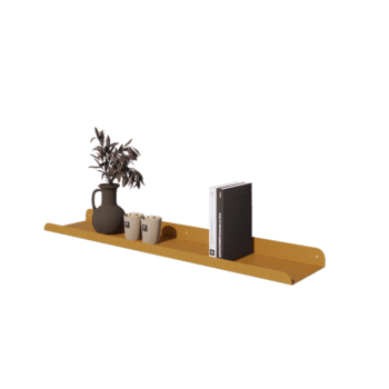 Stalen wandplank - U-vorm - 100 x 20 x 5 cm - Gold