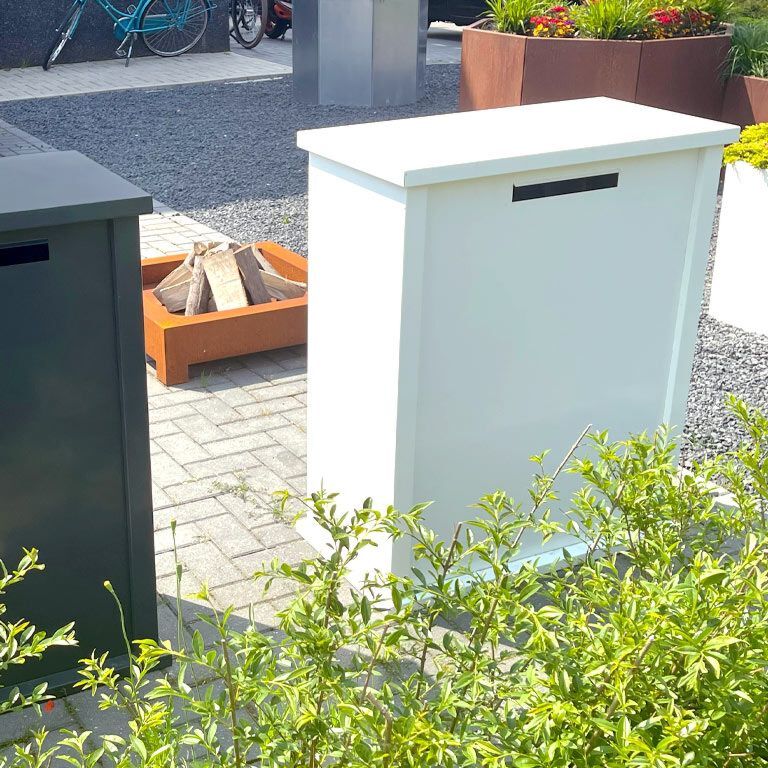 Gepoedercoat staal brievenbus Arizona Type L