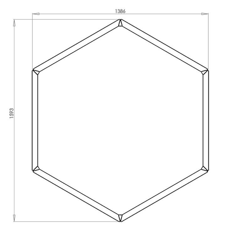 Gepoedercoat staal plantenbak Denver 80