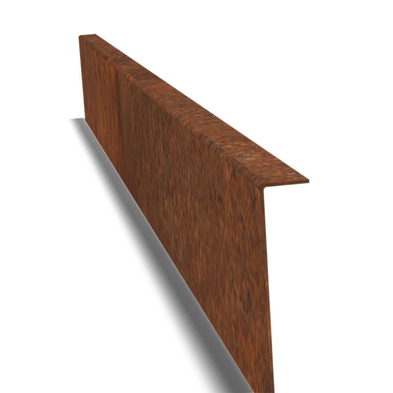 Cortenstaal borderrand gezet 12 cm complete set per 24 meter