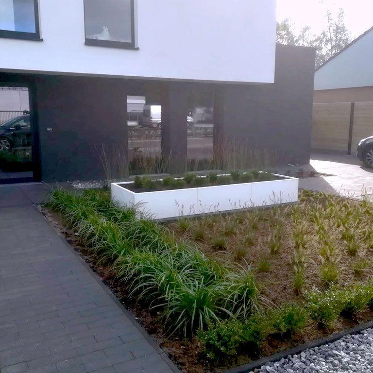 Gepoedercoat staal plantenbak Texas xxl 300 x 80 cm