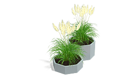 Verzinkt staal plantenbak Chicago special II 400