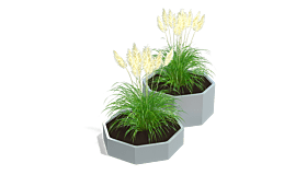 Verzinkt staal plantenbak Chicago special II 500