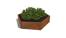 Cortenstaal plantenbak Denver 1000
