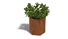 Cortenstaal plantenbak Denver 200