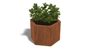 Cortenstaal plantenbak Denver 300